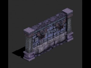 wicked grave - wall 3Dモデル