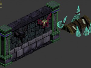 wicked grave - wall Modèle 3D