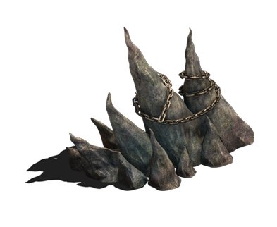 wicked graves - stone teeth 01 3D Model .c4d .max .obj .3ds .fbx .stl .blend 