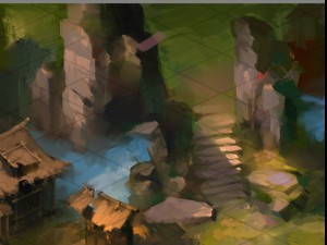 wild - steppe staircase stones 02 Modèle 3D