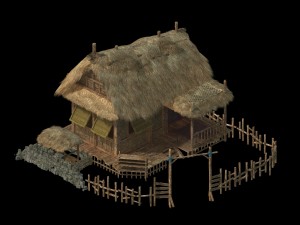 field hunter - habitat cottage 03 Modelo 3D