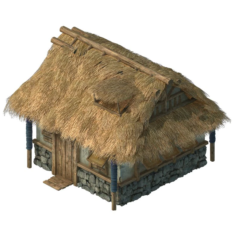 field hunter - habitat cottage 04 3D Model .c4d .max .obj .3ds .fbx .stl .blend 