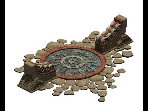 field - round chuansong zhen 02 3D Model