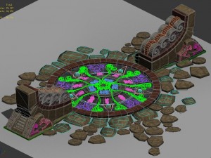 field - round chuansong zhen 02 3D Model