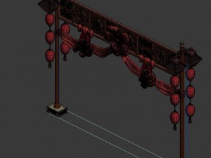 marriage - wedding arch 3D Модель