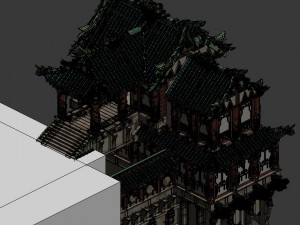 jade building - alcohol pavilion 3D मॉडल