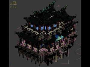 cloud city - inn - hotel 3D Модель