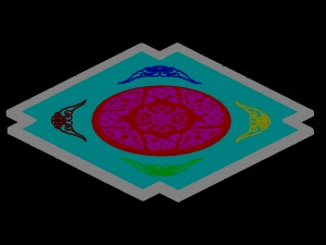 ancient chinese - flooring 3Dモデル