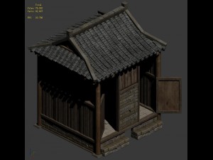 ancient chinese architecture - toilet Modelo 3D