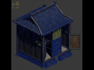 ancient chinese architecture - toilet Modelo 3D