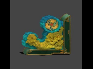 ancient chinese architecture - roof decoration acc 3D Model