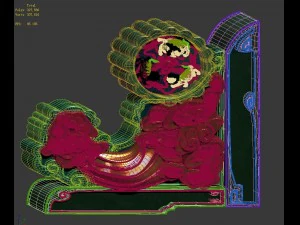 ancient chinese architecture - roof decoration acc 3D Model