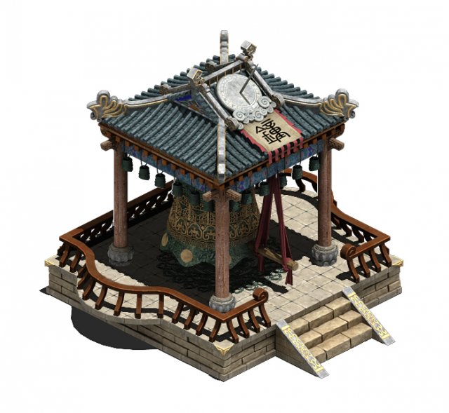 ancient chinese architecture - zhongting 04 Modèle 3D .c4d .max .obj .3ds .fbx .stl .blend 