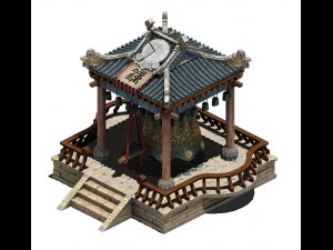ancient chinese architecture - zhongting 04 Modèle 3D