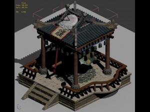 ancient chinese architecture - zhongting 04 Modèle 3D