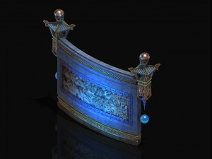 chinese ancient architecture - long wall Model 3D