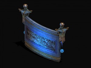 chinese ancient architecture - long wall Model 3D