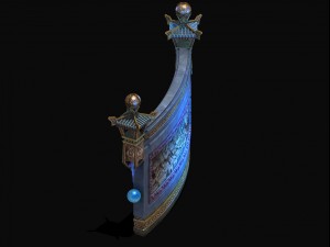 chinese ancient architecture - long wall Model 3D