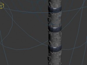 chinese ancient architecture - long column 3Dモデル