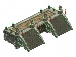 main city contest field - stairs 3D-Modell