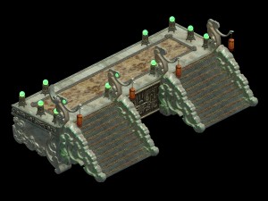 main city contest field - stairs 3D Model