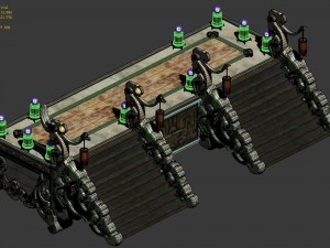 main city contest field - stairs 3D Model