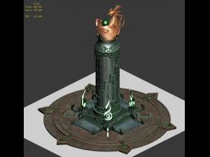 decoration - pillars 3D Model