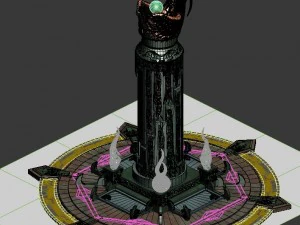 decoration - pillars 3D Model