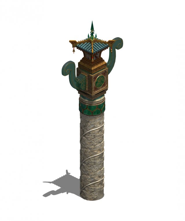 decoration - pillar 23 Modello 3D .c4d .max .obj .3ds .fbx .stl .blend