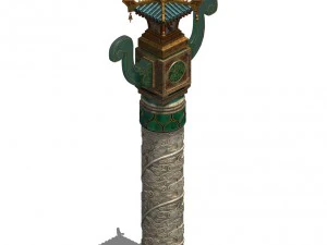 decoração - pilar 23 Modelo 3D