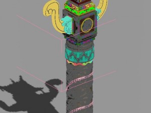 decoration - pillar 23 Modello 3D