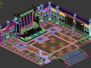 religion - han tai temple Modelo 3D