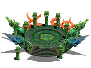 religion - altar platform 3D 模型