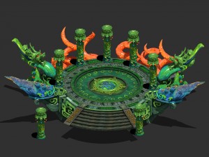 religion - altar platform 3D Модель