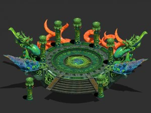 religion - altar platform 3D Model