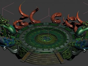 religion - altar platform 3D Модель