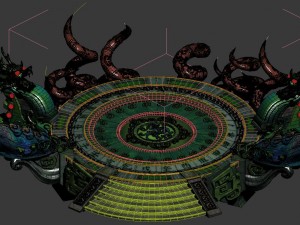 religion - altar platform 3D Модель