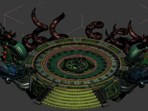 religion - altar platform 3D Model