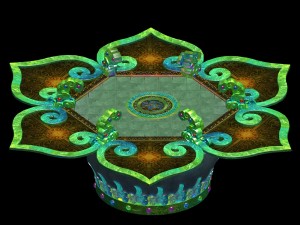 religion - altar platform 02 3D Модель