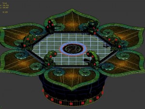 religion - altar platform 02 3D Модель