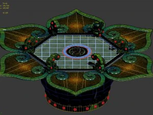 religion - altar platform 02 3D Model