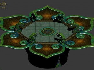 religion - altar platform 02 3D Модель
