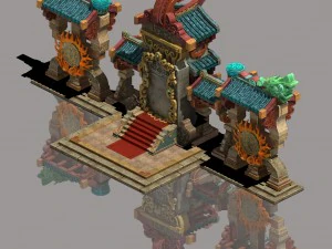 religia - drzwi magii Model 3D