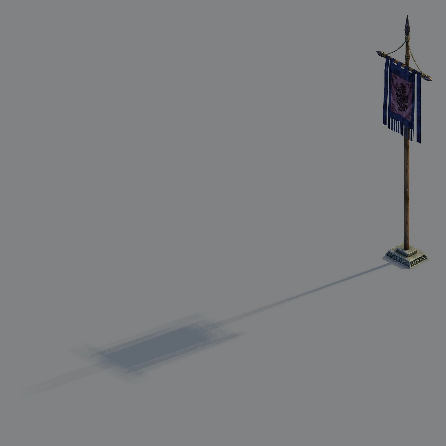 gang - flag 3D Model .c4d .max .obj .3ds .fbx .stl .blend