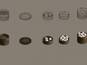 buns - dustpan 3D Модель
