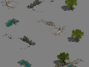 large animal bones - torso 3D 모델