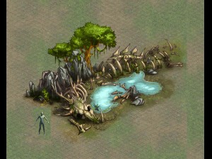 large animal bones - torso 3D 모델
