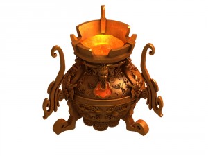 taoist - alchemy stove 3D Model