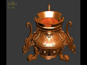 taoist - alchemy stove 3D Model