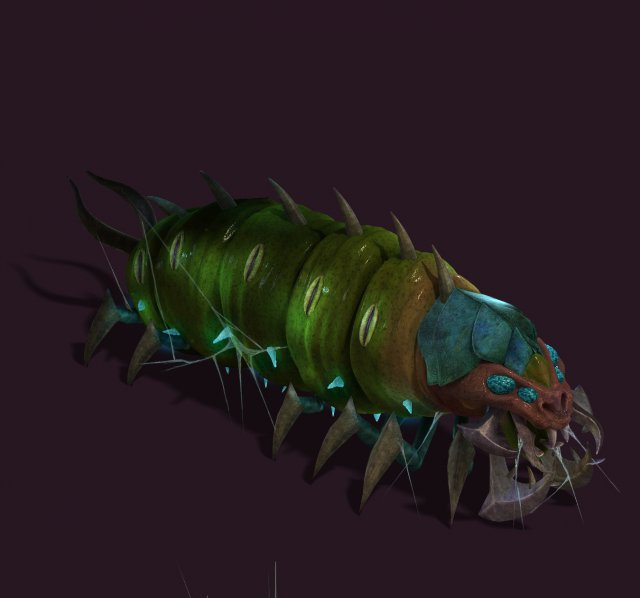underground city - poisonous insects 3D Model .c4d .max .obj .3ds .fbx .stl .blend 
